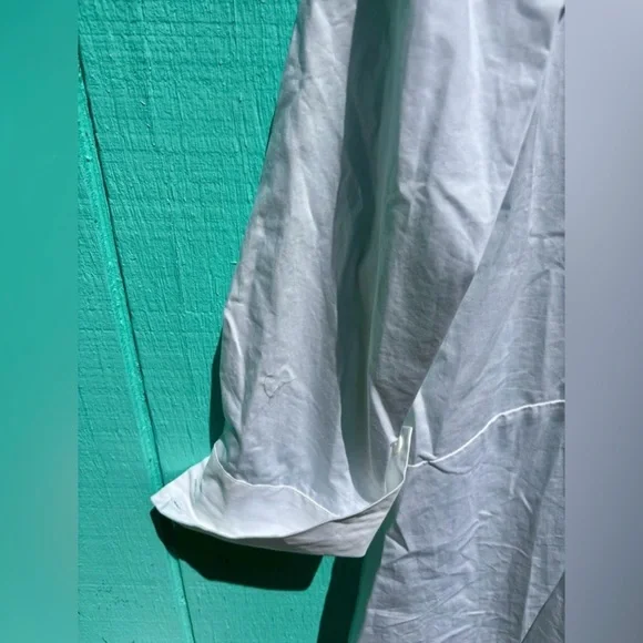 Zara Midi Shirt Dress in Snow White Women’s Size Small - Picture 6 of 11